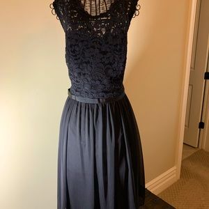 A gorgeous black cocktail dress